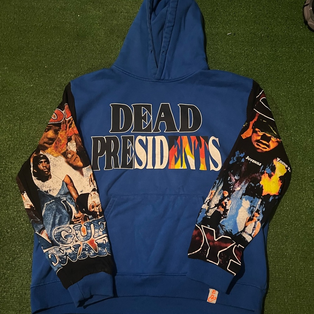 Dead presidents hoodie custom size large